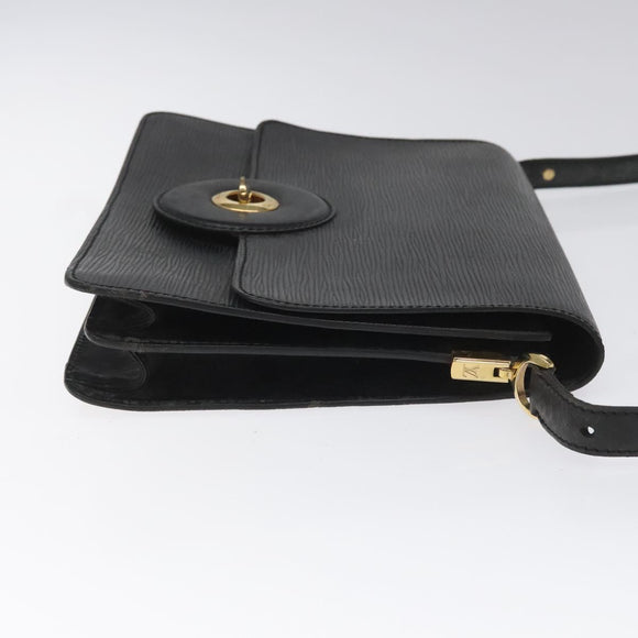 LOUIS VUITTON Epi Free Run Shoulder Bag Black M52402 LV Auth 114385