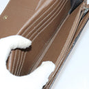 GUCCI GG Canvas Wallet Leather 5 Set Beige Black yellow Auth 114398-13