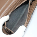 GUCCI GG Canvas Wallet Leather 5 Set Beige Black yellow Auth 114398-14