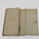 GUCCI GG Canvas Wallet Leather 5 Set Beige Black yellow Auth 114398-19