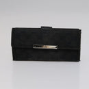 GUCCI GG Canvas Wallet Leather 5 Set Beige Black yellow Auth 114398-2