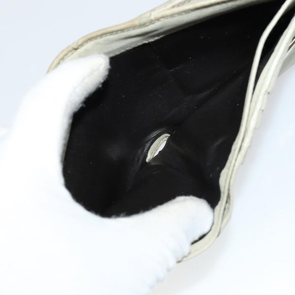 GUCCI GG Canvas Wallet Leather 5 Set Beige Black yellow Auth 114398