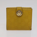 GUCCI GG Canvas Wallet Leather 5 Set Beige Black yellow Auth 114398-29