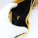 GUCCI GG Canvas Wallet Leather 5 Set Beige Black yellow Auth 114398-34