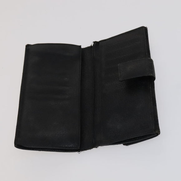 GUCCI GG Canvas Wallet Leather 5 Set Beige Black yellow Auth 114398