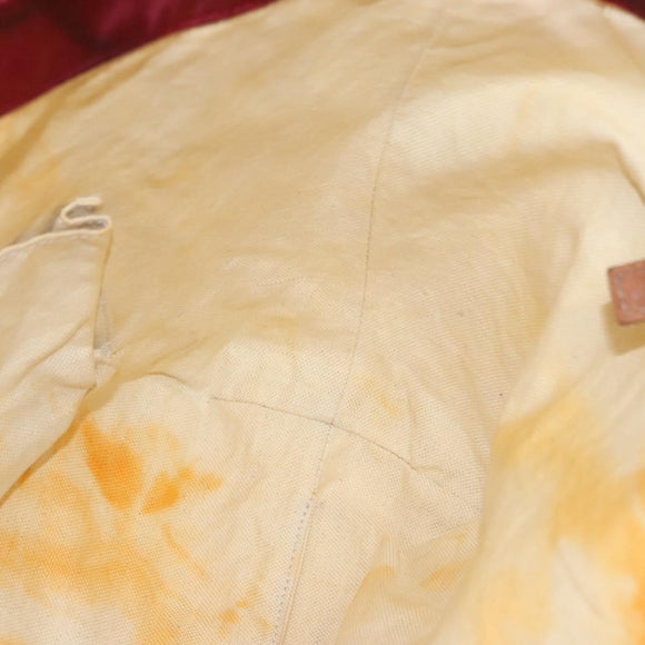 GUCCI GG Canvas Tote Bag Nylon Red 282439 Auth 114411