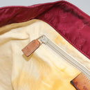 GUCCI GG Canvas Tote Bag Nylon Red 282439 Auth 114411-22