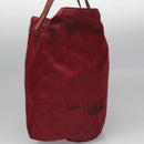 GUCCI GG Canvas Tote Bag Nylon Red 282439 Auth 114411-3