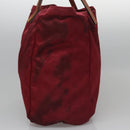 GUCCI GG Canvas Tote Bag Nylon Red 282439 Auth 114411-4