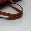 GUCCI GG Canvas Tote Bag Nylon Red 282439 Auth 114411-7