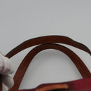 GUCCI GG Canvas Tote Bag Nylon Red 282439 Auth 114411-14