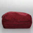 GUCCI GG Canvas Tote Bag Nylon Red 282439 Auth 114411-5
