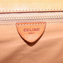 CELINE Macadam Canvas Shoulder Bag PVC Brown Gold Auth 114415-21