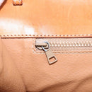 CELINE Macadam Canvas Shoulder Bag PVC Brown Gold Auth 114415-24