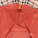 BURBERRY Nova Check Tote Bag PVC Beige Auth 114419-18