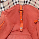 BURBERRY Nova Check Tote Bag PVC Beige Auth 114419-19