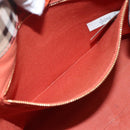 BURBERRY Nova Check Tote Bag PVC Beige Auth 114419-20