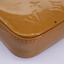 LOUIS VUITTON Vernis Pochette Accessoires Pouch Rose Velours M91575 Auth 114427-10