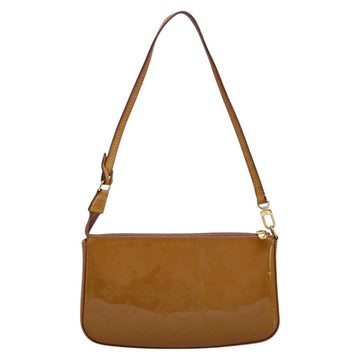 LOUIS VUITTON Vernis Pochette Accessoires Pouch Rose Velours M91575 Auth 114427 - 0