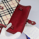 BURBERRY Nova Check Blue Label Waist bag Canvas Beige Auth 114435V-10
