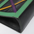 CELINE Shoulder Bag Leather Multicolor Auth 114456-15