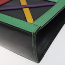 CELINE Shoulder Bag Leather Multicolor Auth 114456-16