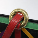 CELINE Shoulder Bag Leather Multicolor Auth 114456-9