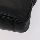 GUCCI Bamboo Hand Bag Leather 2way Black 001 1638 Auth 114458-16