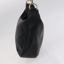 GUCCI Bamboo Hand Bag Leather 2way Black 001 1638 Auth 114458-3