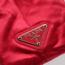 PRADA Shoulder Bag Satin Pink Auth 114460-14
