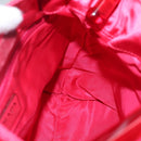 PRADA Shoulder Bag Satin Pink Auth 114460-17