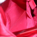 PRADA Shoulder Bag Satin Pink Auth 114460-19