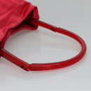 PRADA Shoulder Bag Satin Pink Auth 114460-7