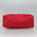 PRADA Shoulder Bag Satin Pink Auth 114460-9