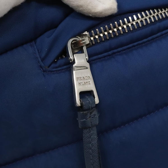 PRADA Hand Bag Nylon 2way Blue Auth 114477