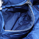 PRADA Hand Bag Nylon 2way Blue Auth 114477-11