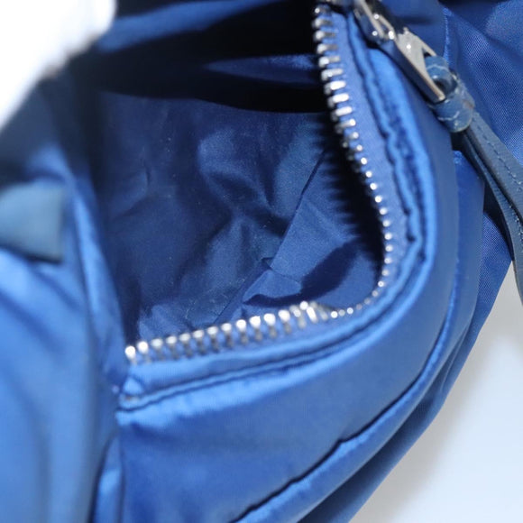 PRADA Hand Bag Nylon 2way Blue Auth 114477