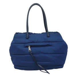PRADA Hand Bag Nylon 2way Blue Auth 114477 - 0
