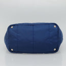 PRADA Hand Bag Nylon 2way Blue Auth 114477-5