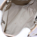 BURBERRY Nova Check Hand Bag PVC Pink Auth 114504-15