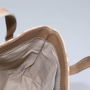 BURBERRY Nova Check Hand Bag PVC Pink Auth 114504-16