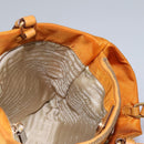 PRADA Shoulder Bag Nylon Orange Auth 114511-19