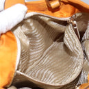 PRADA Shoulder Bag Nylon Orange Auth 114511-22