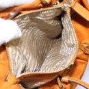PRADA Shoulder Bag Nylon Orange Auth 114511-24