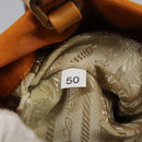 PRADA Shoulder Bag Nylon Orange Auth 114511-12