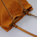 PRADA Shoulder Bag Nylon Orange Auth 114511-6