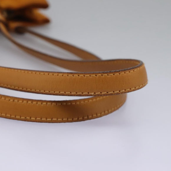 PRADA Shoulder Bag Nylon Orange Auth 114511