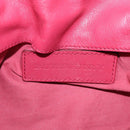BURBERRY Nova Check Shoulder Bag PVC Pink Beige Auth 114520-18