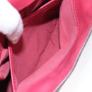 BURBERRY Nova Check Shoulder Bag PVC Pink Beige Auth 114520-21