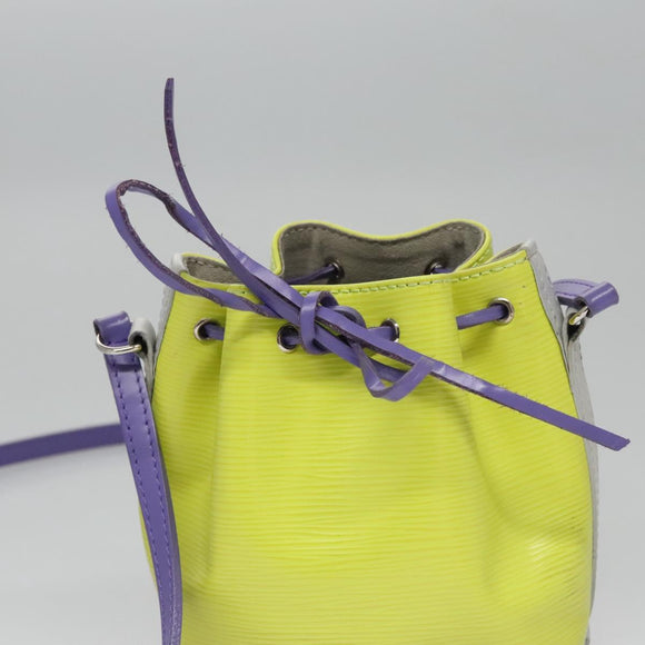 LOUIS VUITTON Epi Nanonoe Shoulder Bag Yellow M42501 LV Auth 114521V